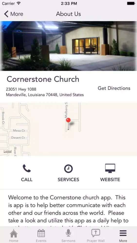 The Cornerstone Church App स्क्रीनशॉट