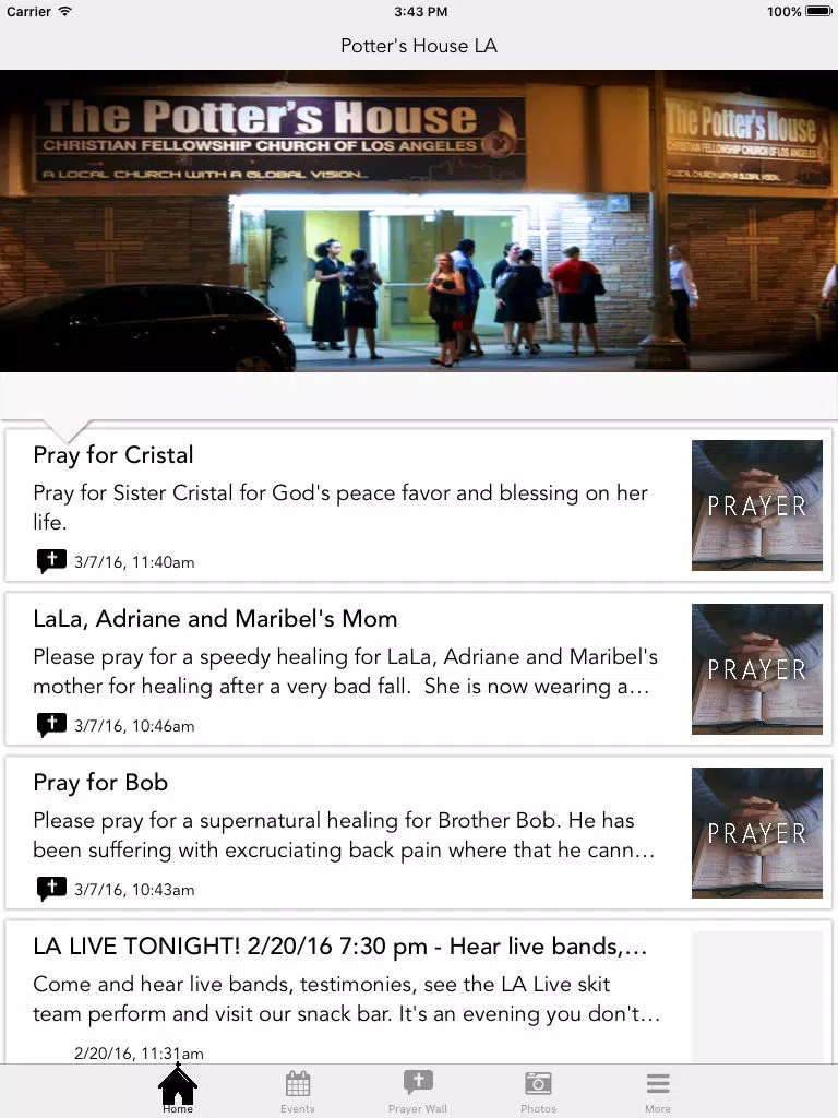 The Potter's House Church of Los Angeles iPad  স্ক্রিনশট