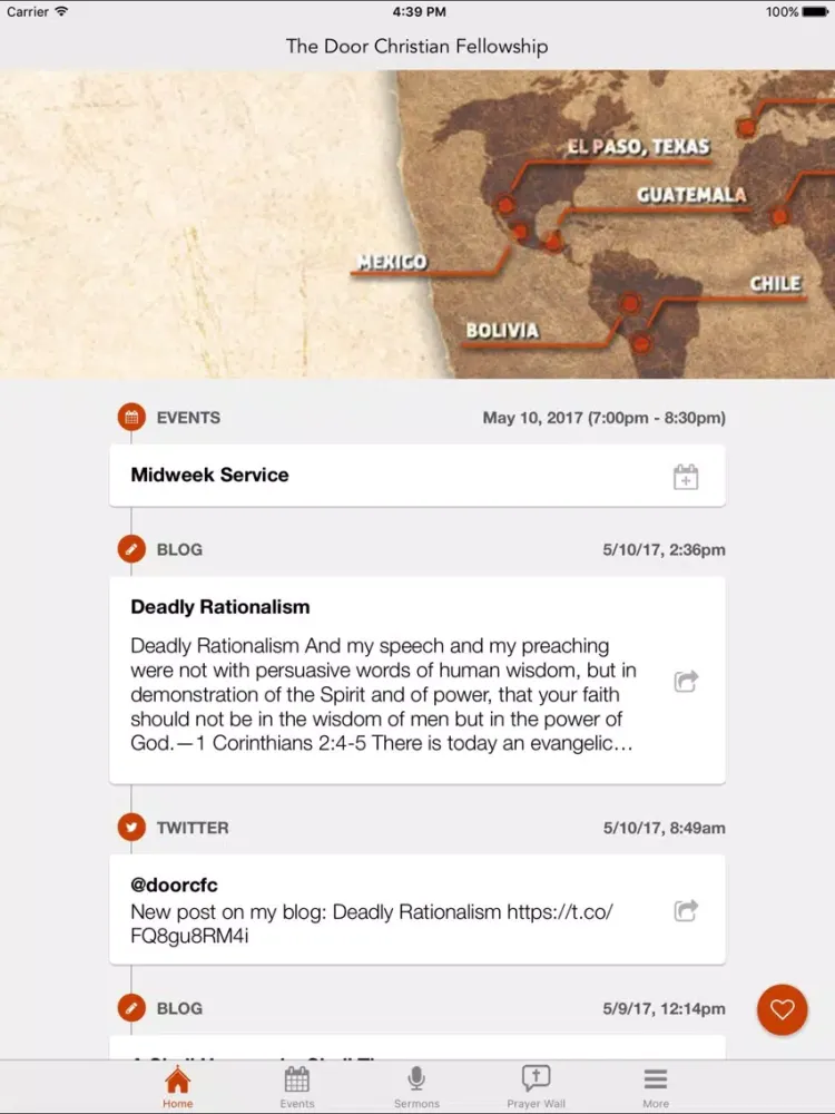 The Door Christian Fellowship El Paso iPad 應用截圖