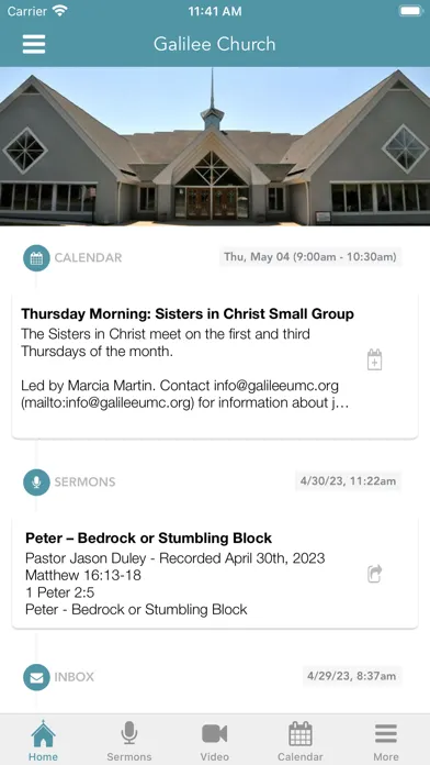 Galilee UMC Screenshots