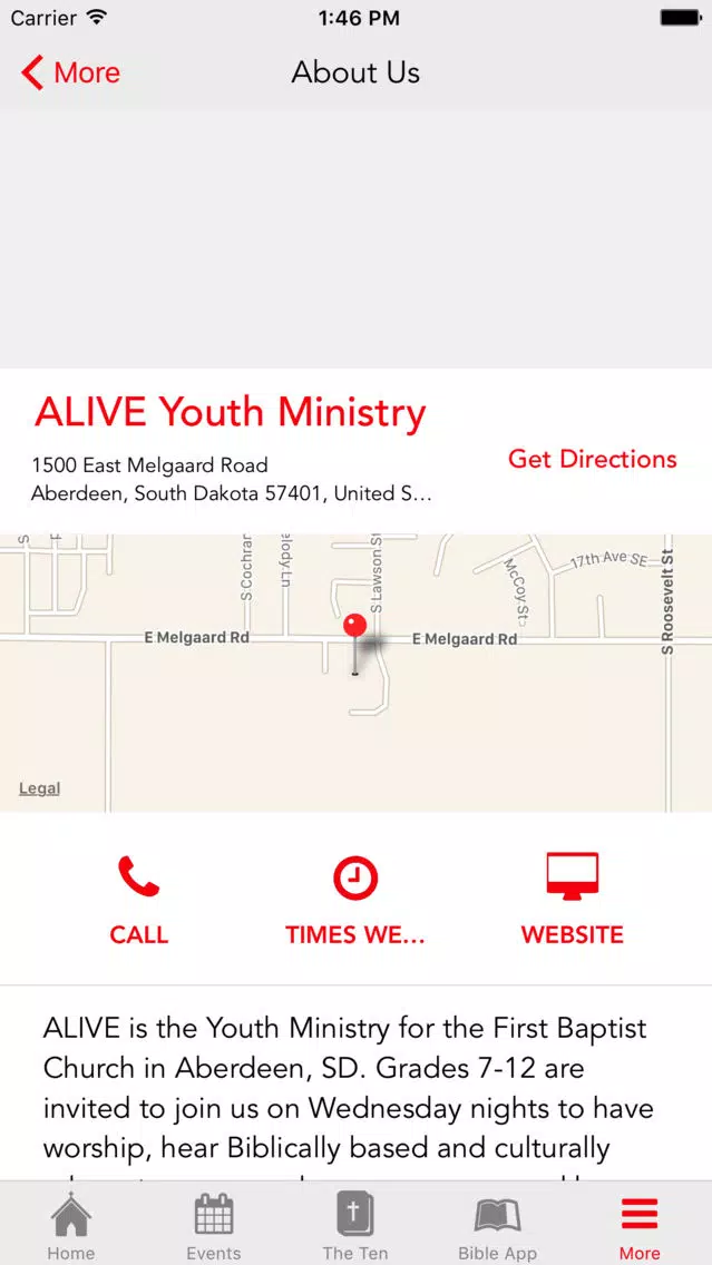 Скриншоты FBC ALIVE Youth Ministry