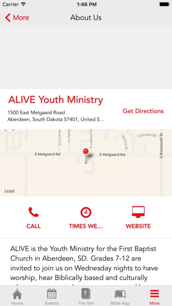 Ảnh chụp màn hình của FBC ALIVE Youth Ministry