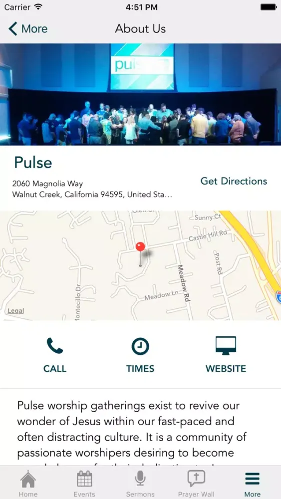 Ảnh chụp màn hình của Pulse Community