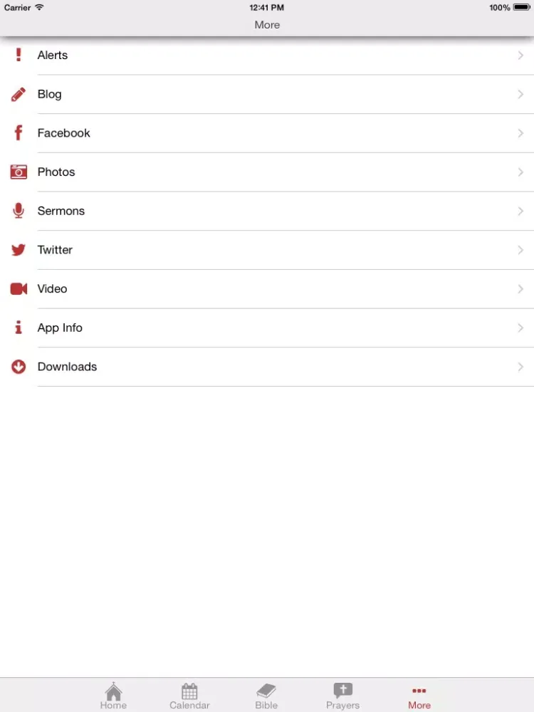 ภาพหน้าจอของ Danville Centenary UMC iPad 