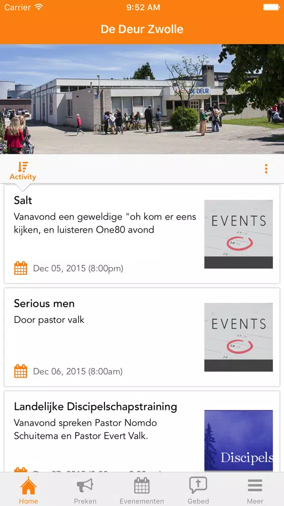 Captures d'écran de De Deur Zwolle