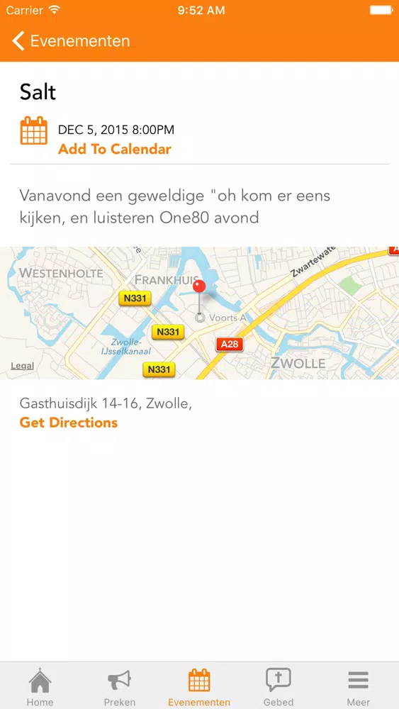 Captures d'écran de De Deur Zwolle