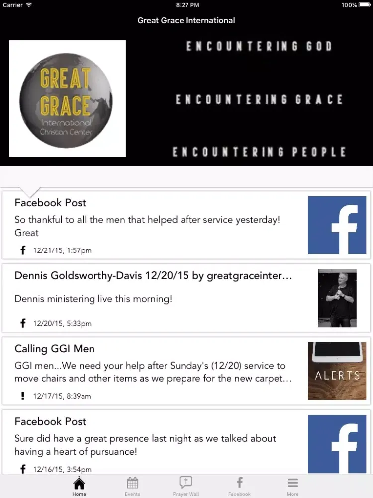 Great Grace International iPad  سکرین شاٹس