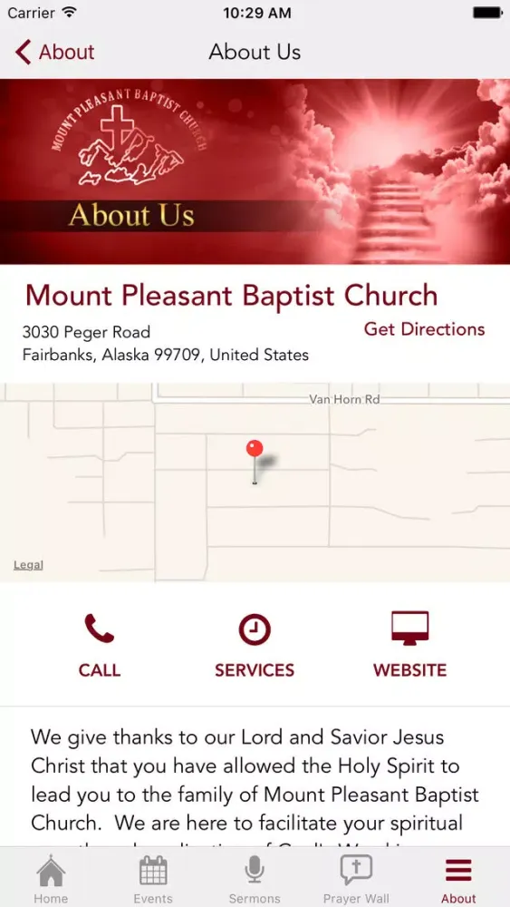 Mount Pleasant Baptist Church سکرین شاٹس
