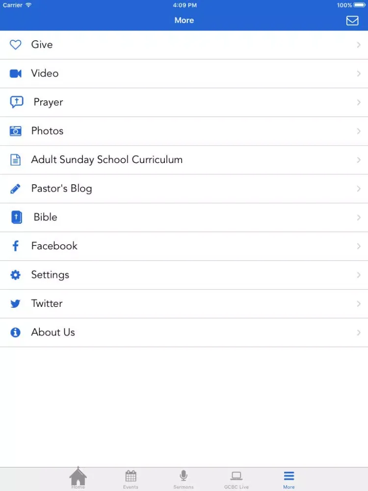 Great Commission Church iPad  Screenshots