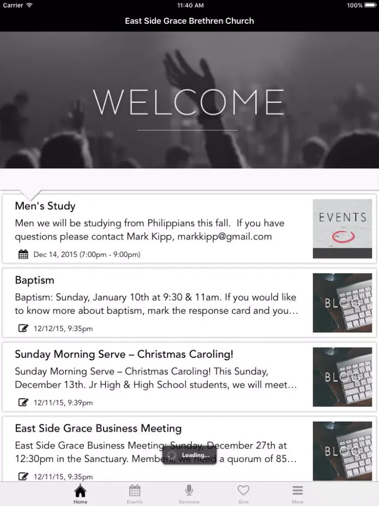 East Side Grace Church iPad  স্ক্রিনশট