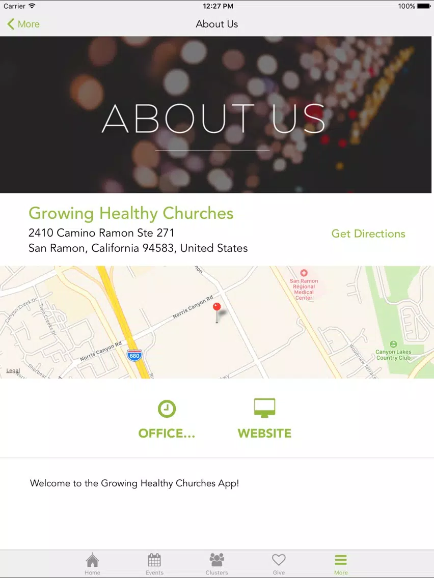 Ảnh chụp màn hình của Growing Healthy Churches, Inc. iPad 