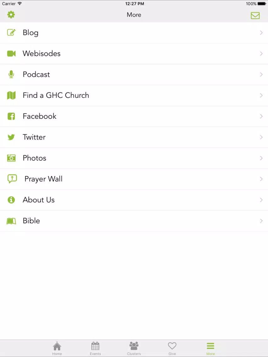 Ảnh chụp màn hình của Growing Healthy Churches, Inc. iPad 