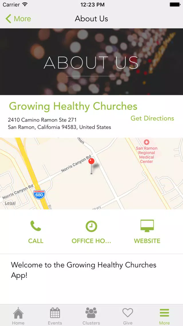 Ảnh chụp màn hình của Growing Healthy Churches, Inc.