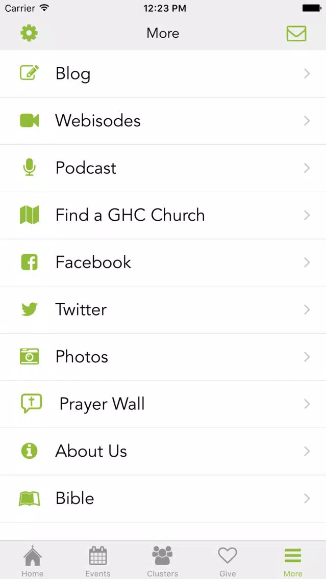 Ảnh chụp màn hình của Growing Healthy Churches, Inc.