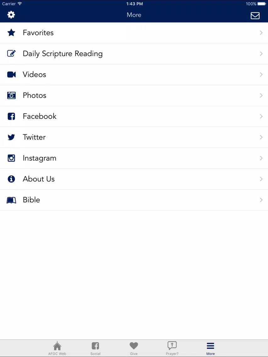 Acts Full Gospel Church iPad  Screenshots