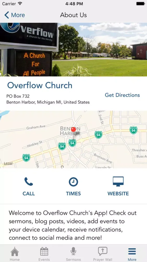 Overflow Church App 스크린샷