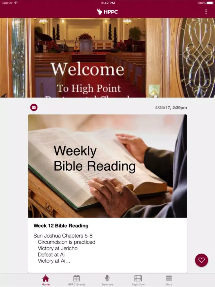 High Point Pentecostal Church iPad  スクリーンショット