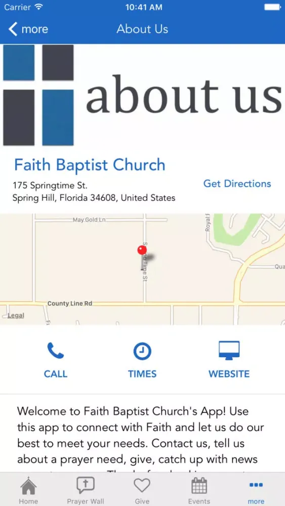 Faith Baptist Spring Hill Screenshots