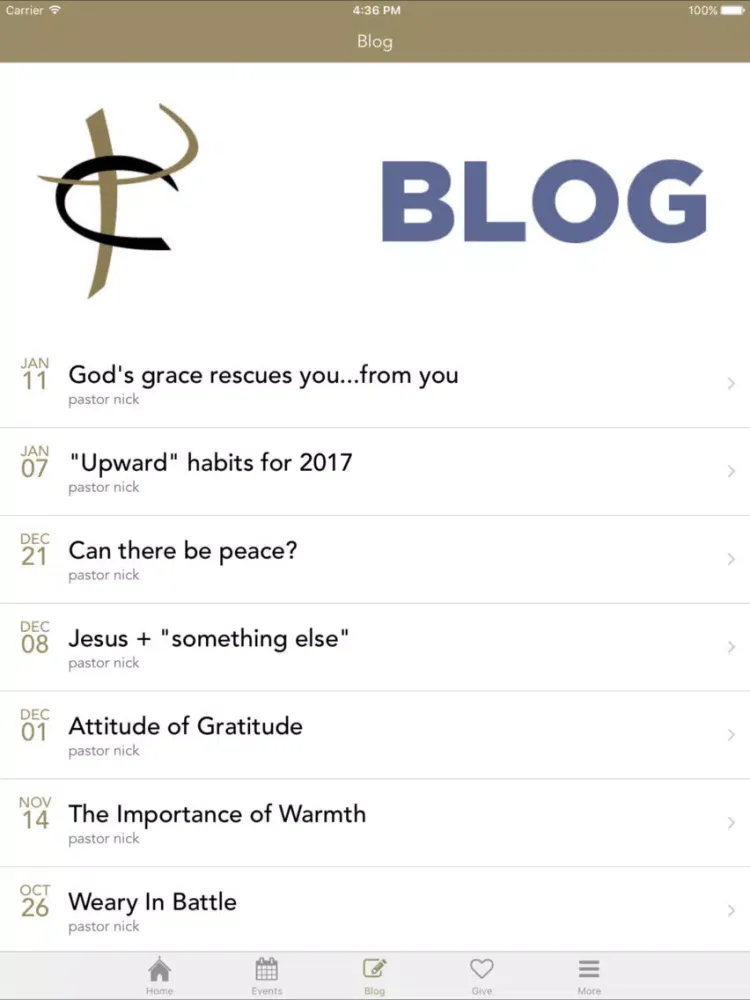 Peoples Church | Bourbonnais iPad 应用截图