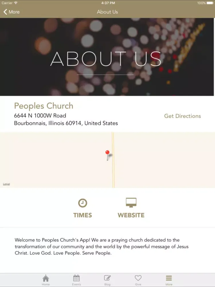 Peoples Church | Bourbonnais iPad 应用截图