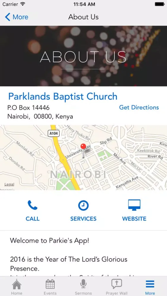 Parklands Baptist Church 스크린샷