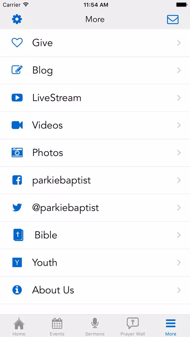 Parklands Baptist Church スクリーンショット