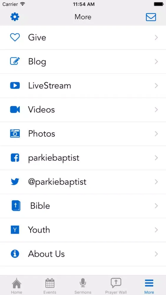 Parklands Baptist Church 스크린샷