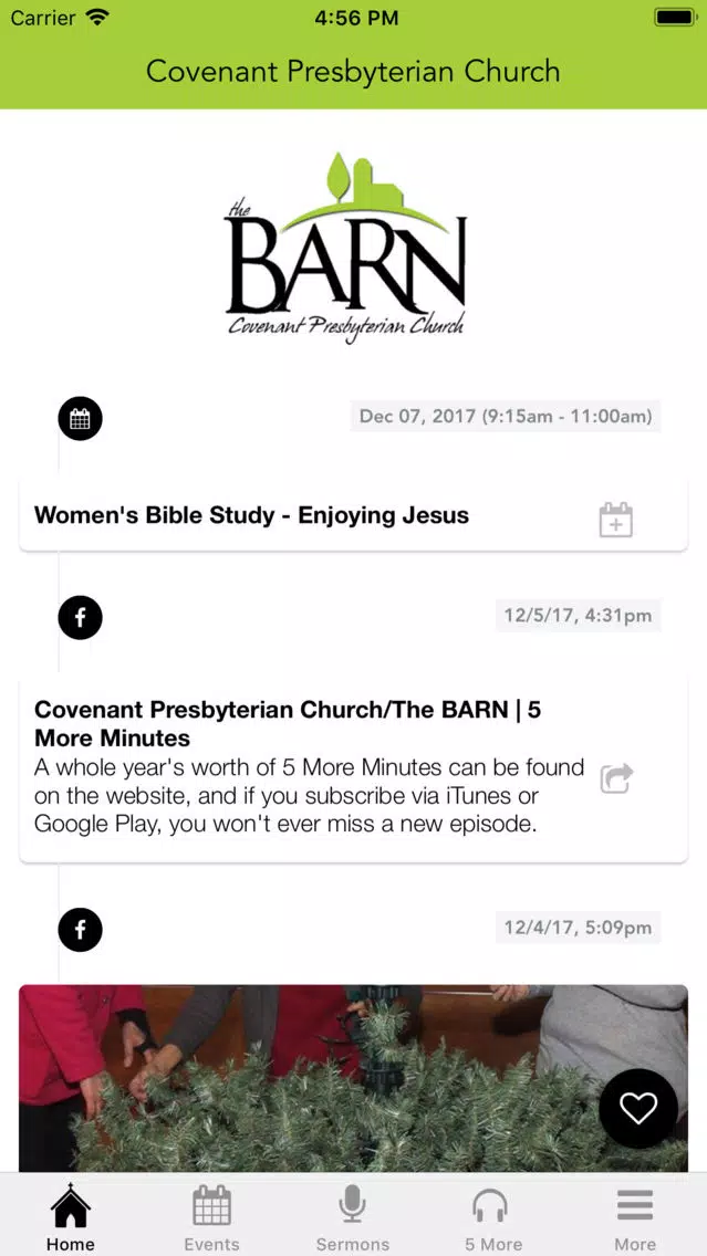 Covenant Presbyterian App Screenshots