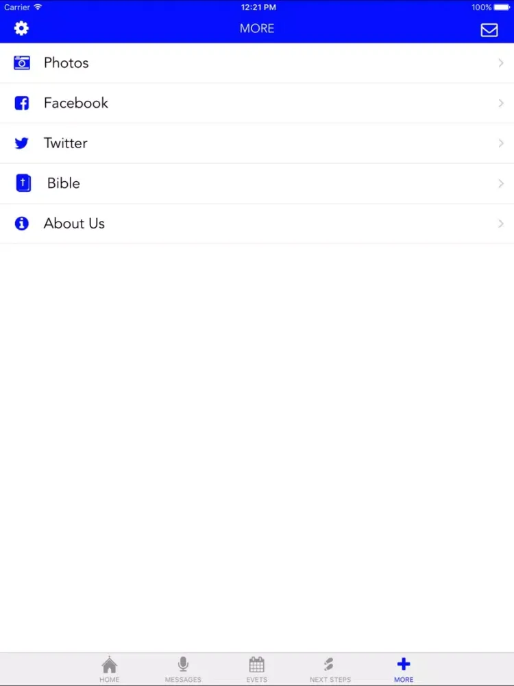 Скриншоты ONE Buffalo Baptist Church iPad 