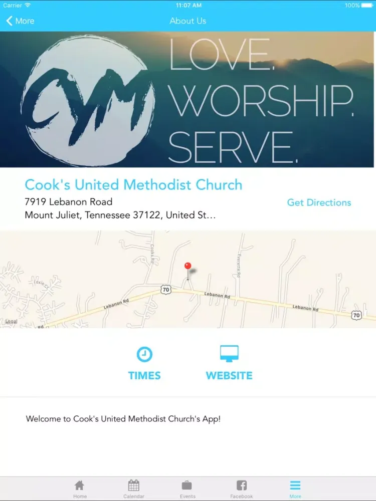 ภาพหน้าจอของ CYM | Cook's Youth Ministry iPad 