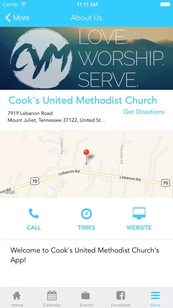 ภาพหน้าจอของ CYM | Cook's Youth Ministry