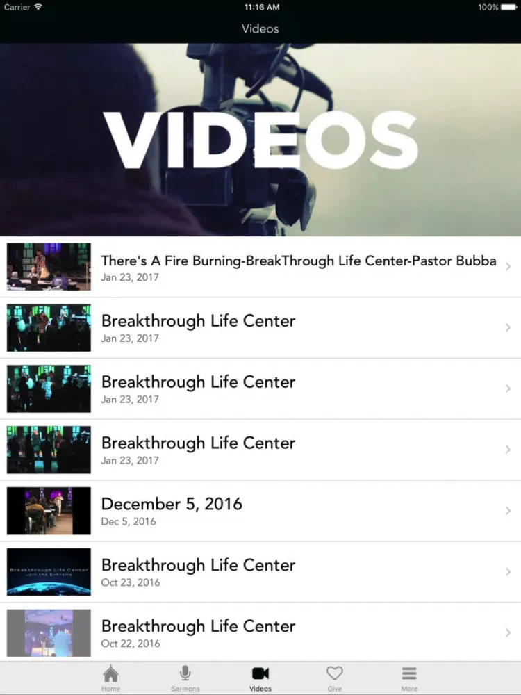 Breakthrough Life Center iPad  سکرین شاٹس