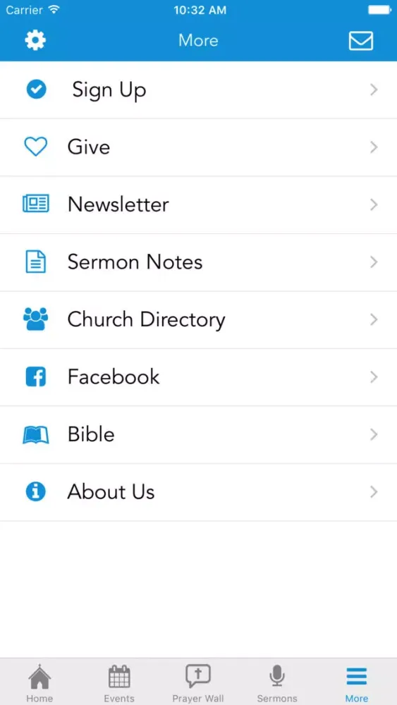 Tangkapan skrin Eaton First Church of God