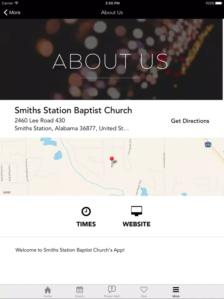 Smiths Station Baptist Church iPad  Screenshots