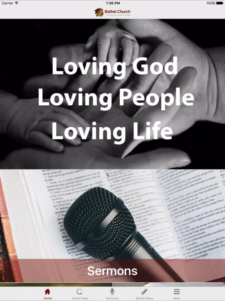 Bethel Church Rock Island iPad  Screenshots