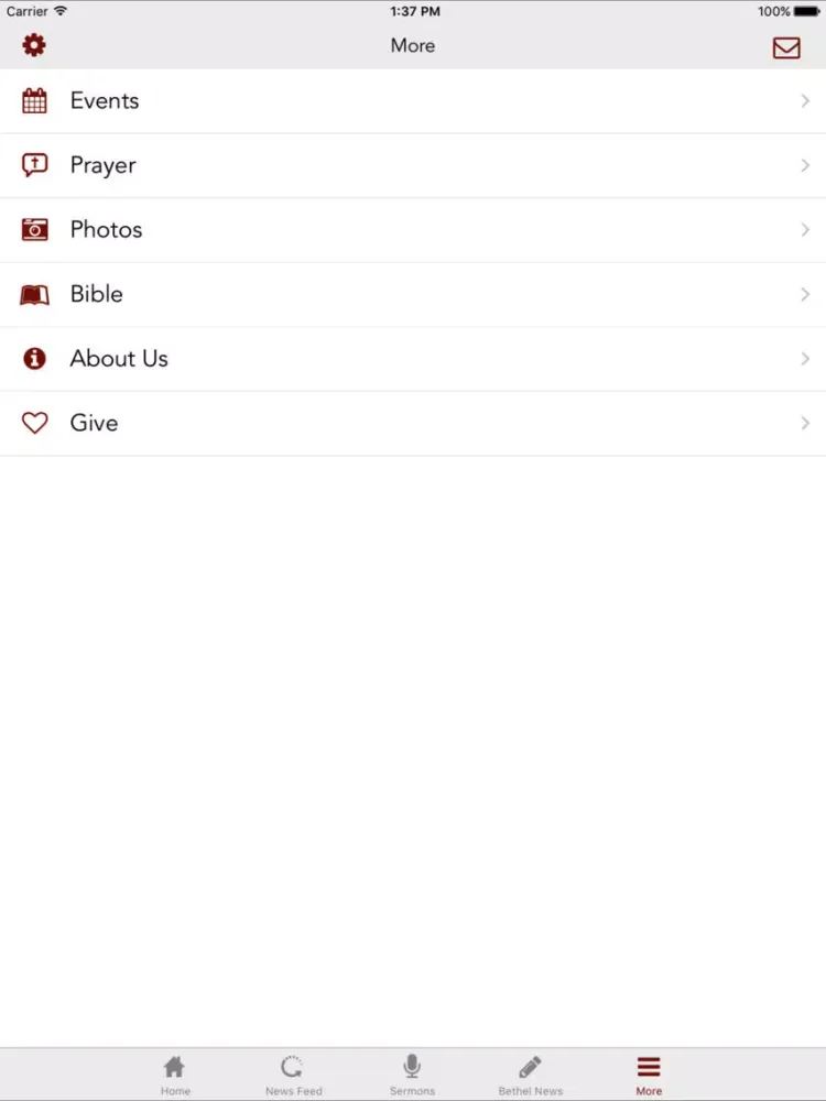 Bethel Church Rock Island iPad  Screenshots