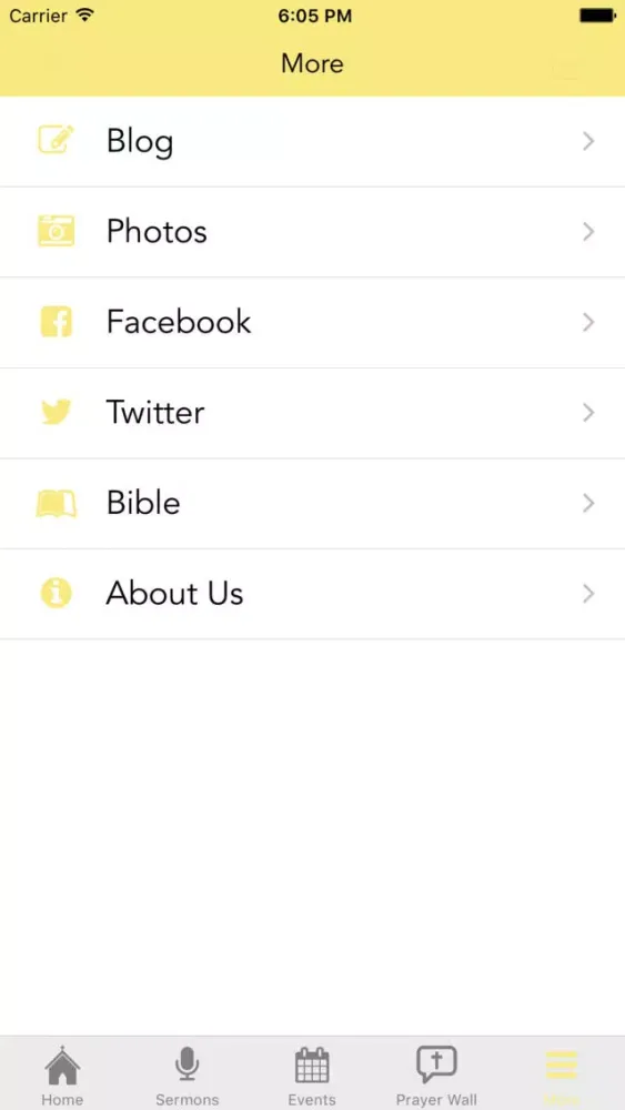Capturas de tela do Fountain Inn Church of God