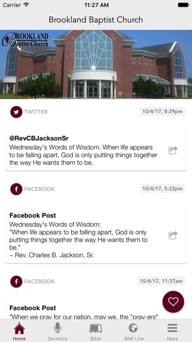 Brookland Baptist Church سکرین شاٹس