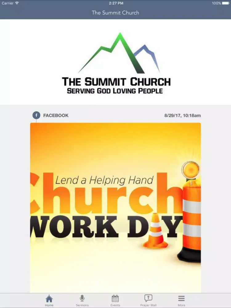 Zrzuty ekranu The Summit Church Springfield iPad 