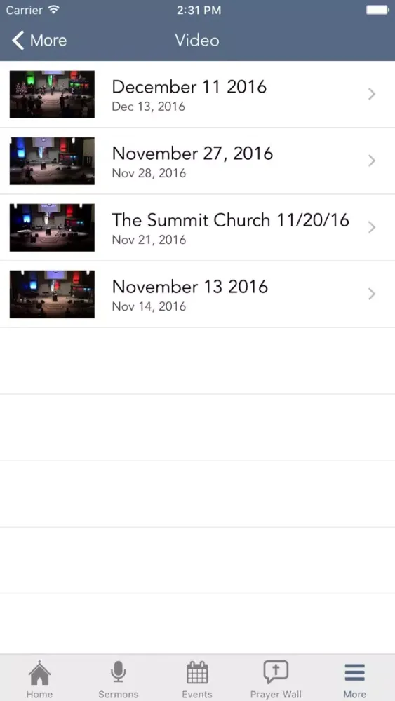 Zrzuty ekranu The Summit Church Springfield