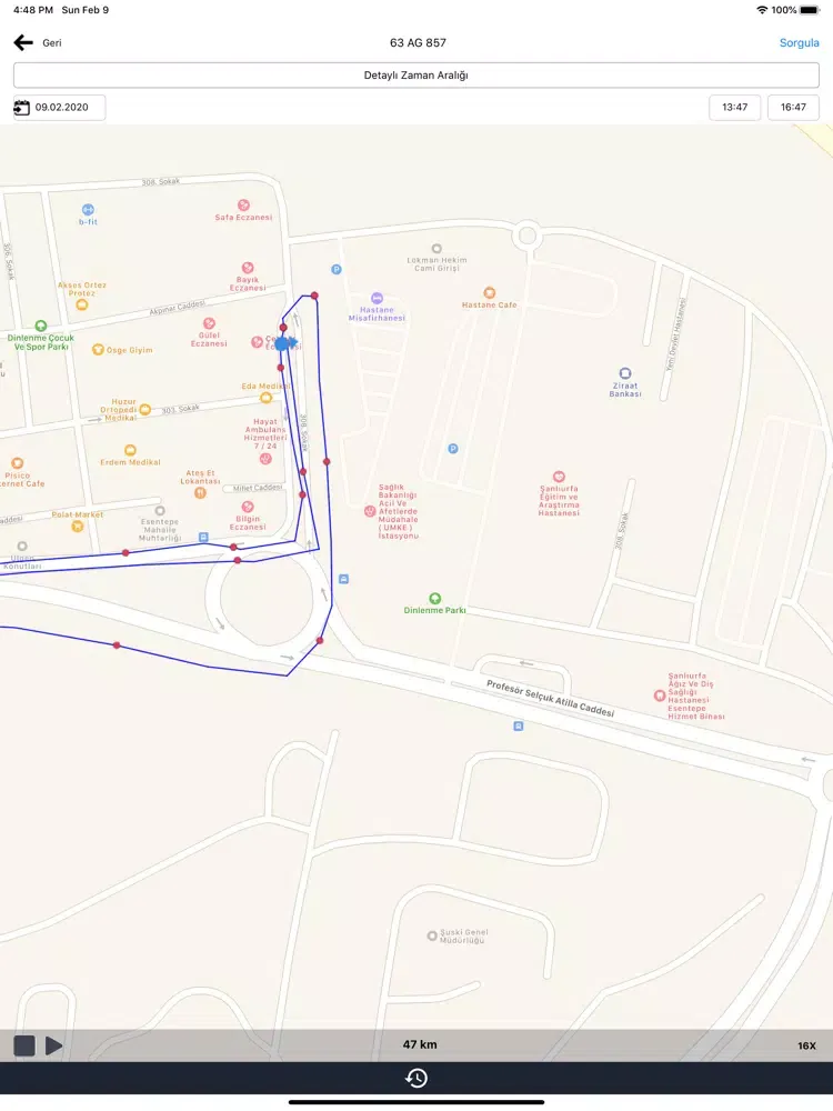 Ảnh chụp màn hình của PassLine iPad 