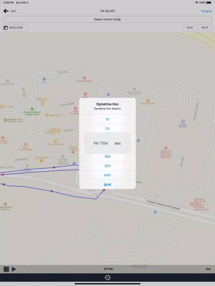 Ảnh chụp màn hình của PassLine iPad 