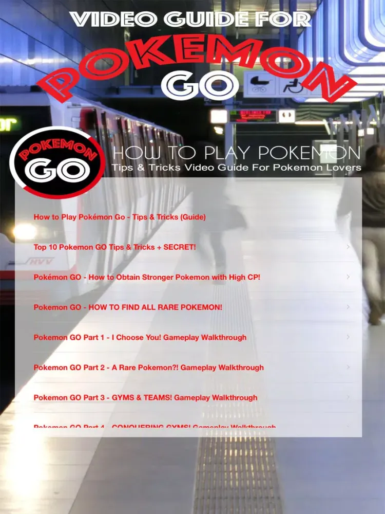 Zrzuty ekranu How to Play For Pokemon Go - Tips & Tricks (Video Guide) iPad 