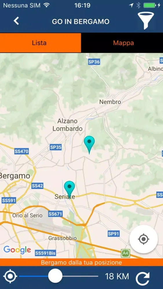 GoInBergamo स्क्रीनशॉट