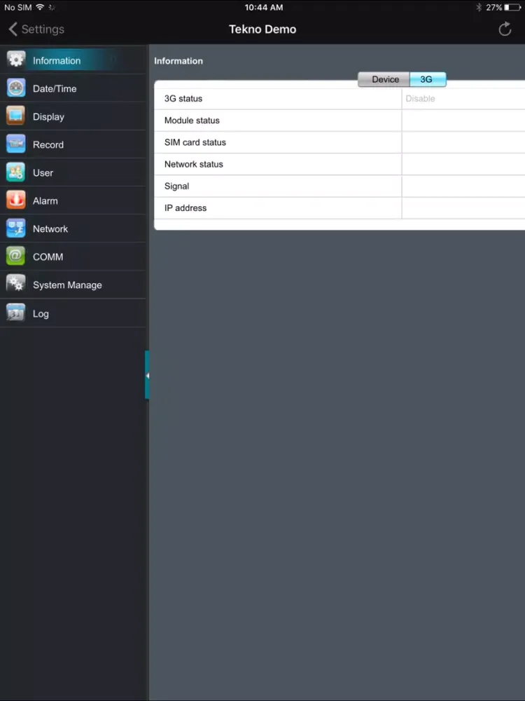 Ảnh chụp màn hình của TEKNO HD iPad 