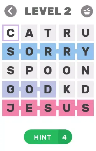 ภาพหน้าจอของ Easy Crossword puzzle:word