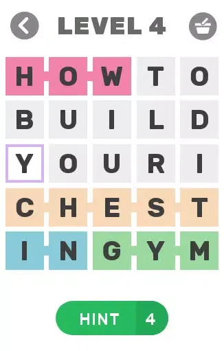 ภาพหน้าจอของ Easy Crossword puzzle:word