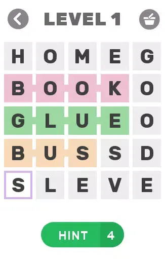 ภาพหน้าจอของ Easy Crossword puzzle:word