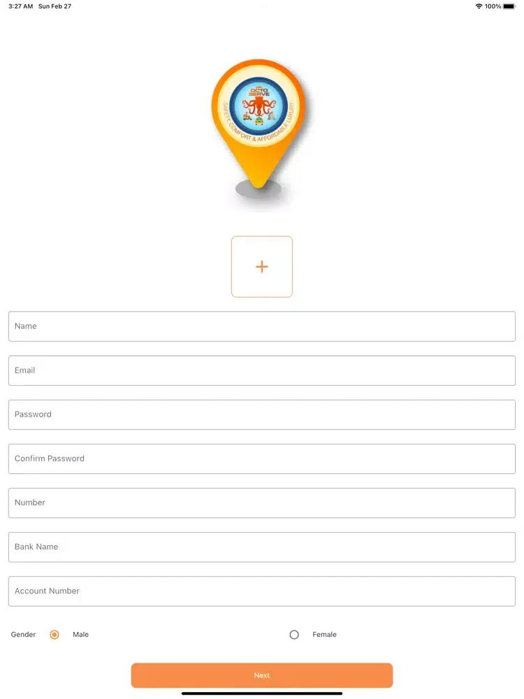 Zrzuty ekranu Octo Serve Driver iPad 