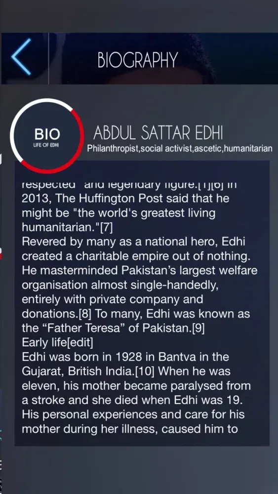 Tangkapan layar Ultimate Guide For Abdul Sattar Edhi Biography
